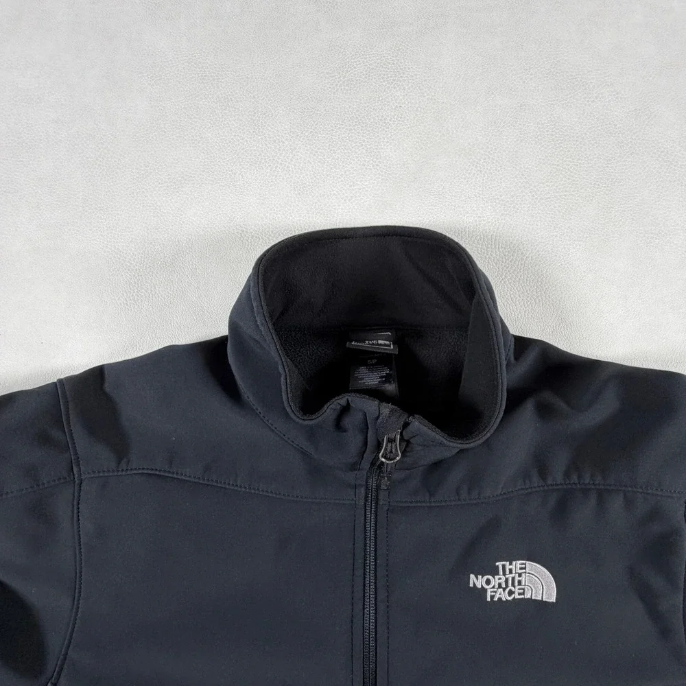 The North Face Mens Apex Bionic Softshell Jacket Black Full Zip Size Small